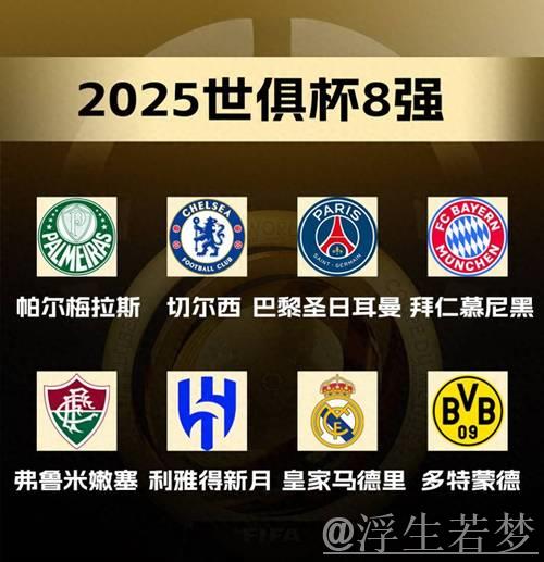 意甲无缘世俱杯八强,五大联赛仅剩者 意甲无缘世俱杯八强,五大联赛仅剩者